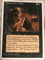 Demonic Tutor German 4th Edition NM